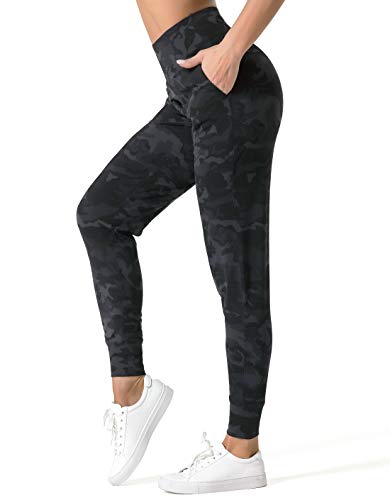 Image of Dragon Fit Joggers for Women with Pockets,High Waist Workout Yoga Tapered Sweatpants Women's Lounge Pants