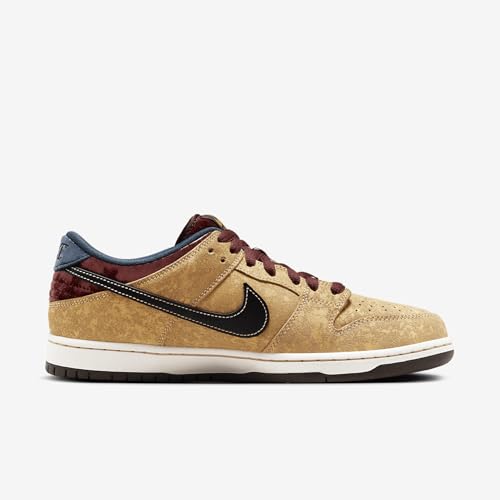 Nike SB Dunk Low Pro, celestial gold/black-dark team red3