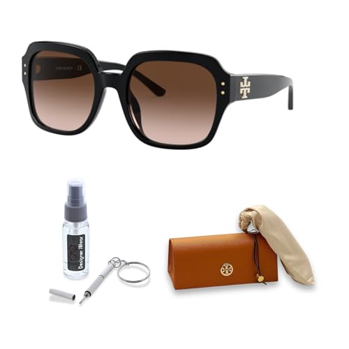 Tory Burch TY7143U Extra Large Square Sunglasses for Women +BUNDLE with ACCESSORY EYEWEAR KIT2