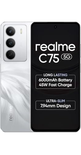 Image of realme C75 (Lily White, 6GB RAM, 128GB Storage)