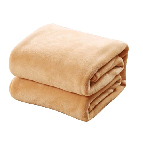 Cabilock Coperta in Pile Tinta Monocromatica Coperta Per Divano e Letto Dimensioni Leggera e Calda Per Uso Esterno e Interno