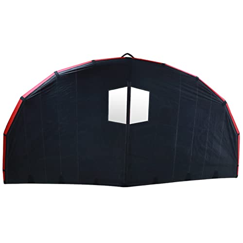 Kitesurfen Surfer Sport Kite Beach, Opvouwbare Kajak Downwind Wind Zeil met Transparant Venster, Outdoor Park Garden Games Fun - Image 5