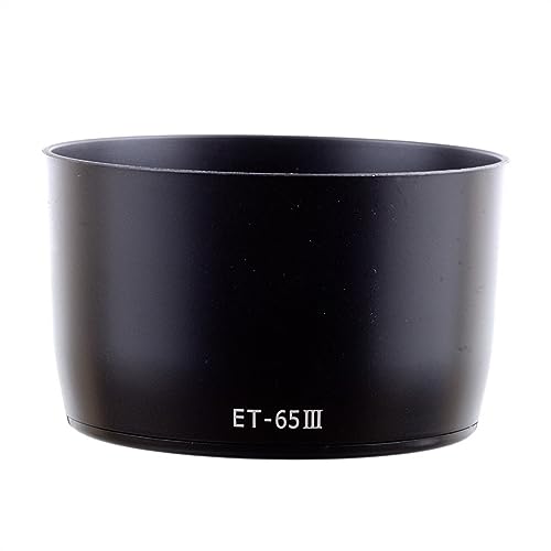 EKsma El Parasol ET 65III es Adecuado for Canon 85mm/1,8 100 300mm Lente de cámara 58mm Parasol