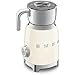 Smeg MFF01CREU Mousseur à Lait électrique, INOX, Ivoire : Amazon.fr ...