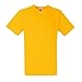 Produktbild Fruit of the Loom - V-Neck T-Shirt 'Value Weight' Large,Sunflower