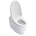 NEOREST® RS Dual Flush 1.0 or 0.8 GPF Toilet with Integrated Bidet Seat and EWATER+, Cotton White - MS8341CUMFG#01