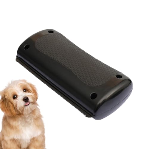 Spazzola per cani – 5 pollici | Addominali in metallo – Spazzola professionale per cani gatti portatile pulizia quotidiana taglio capelli senza nero