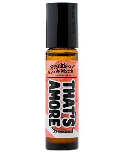 That's Amore Roll On | Patchouli Aphrodisiac Essential Oil Perfume | Ylang Ylang, Patchouli, Cinnamon Erotic Perfume/Cologne | Pure Stimulating Aromatherapy for Sensual Healing
