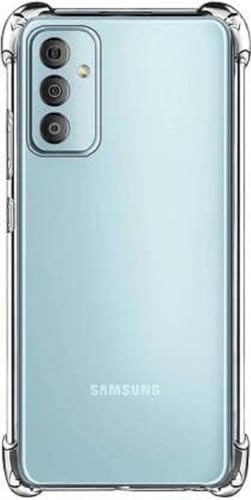 Image of BOXXO Flexible Back Cover for Samsung Galaxy F23 5G | Back Cover Transparent Clear Shockproof Case Four Corner Protection | Slim Protective Mobile Phone Cover for Samsung Galaxy F23 5G
