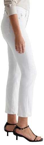 Womens Mari Mid Rise Slim Straight Crop Jean4