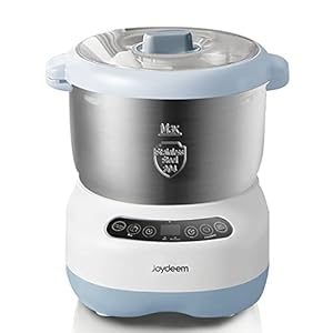 Joydeem Electric Dough Maker with Ferment Function, Microcomputer Timing, Face-up Touch Panel, 6.6Qt, 304 Stainless Steel, JD-HMJ7L