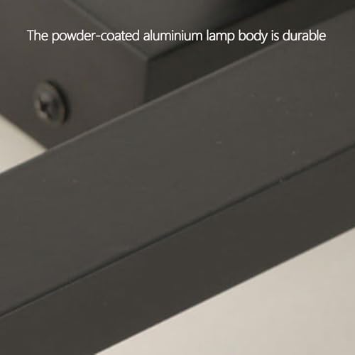 Luz de pared baño espejo impermeable aplique rectangular moderno 5