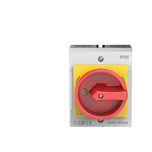 Interruptor de encendido y apagado rotativo tetrapolar para cortes de luz seguros