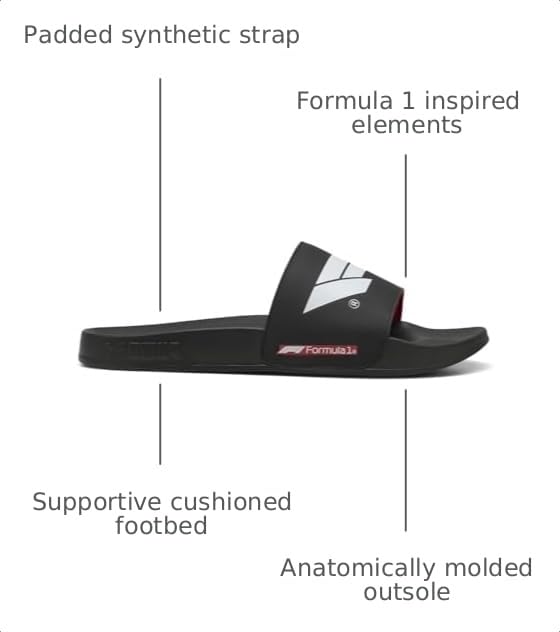 Image of PUMA Men's Formula 1 Leadcat 2.0 Slide Sandals