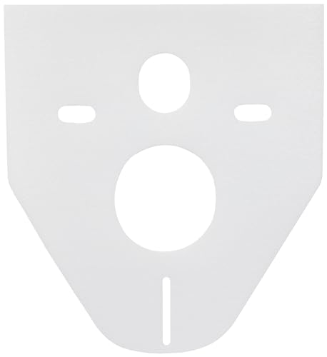 Otto Haas 7440 Schallschutz Schallschutzset für Wand-WC, Bidet Standard, 4mm, weiß, 422 x 372 mm