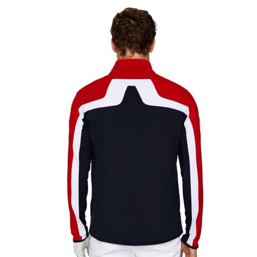 J.Lindeberg Men's Jarvis Mid Layer Full Zip Wicking Golf Sweater4