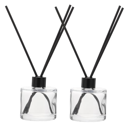 KALLORY Frascos de Difusor de Aromaterapia con Varillas Negras miniatura 1