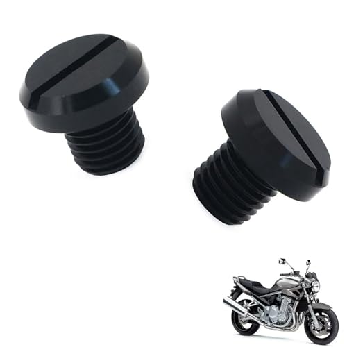 generisch 2PCS motorrad spiegel stopfen kompatibel mit Suzuki GSF 1250 Bandit,Motorcycle rearview mirror blind plug tuning zubehör