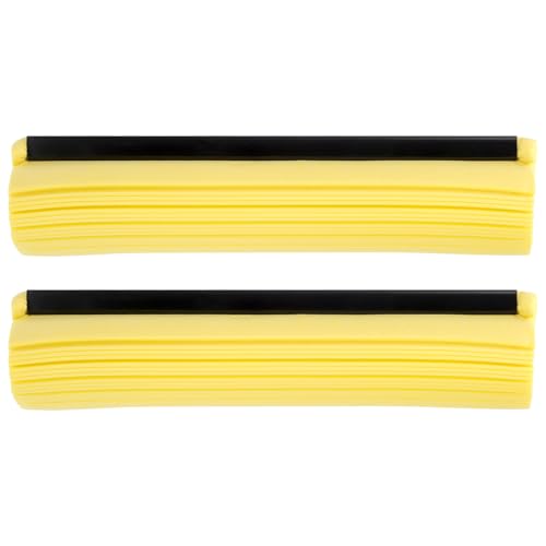 Healeved 2pcs PVA Sponge Mop Replacement Cleaning Accessory for Home Floor Tile Car Care Absorbent Non-Scratch Design for Wet Dry Use