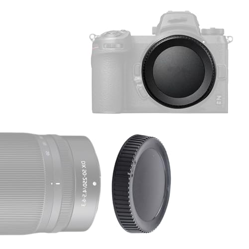 Cuerpo de cámara Z y tapas traseras para lente, compatible con cámaras sin espejo montaje Z – Z9, Z7, Z7 II, Z6, Z6 II, Z5, Z50 y lentes Z 24-70mm f/4 S, Z 24-200mm f/4-6.3 VR miniatura 1