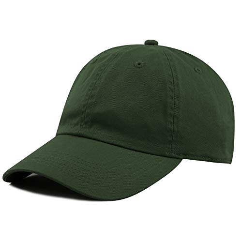 Image of Cotton Baseball Cap Dad Hat - Washed Low Profile Adjustable Hat for Men Women Casual Outdoor Running Golf