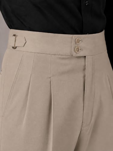 Buy GRECIILOOKS Formal Pant for Man Beige - Image 6