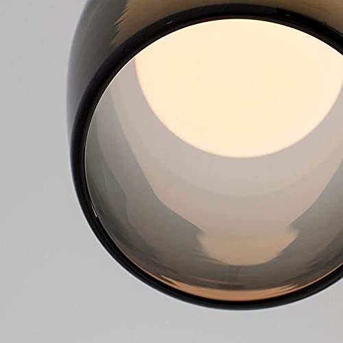 Iluminación colgante gris para decorar la cabecera del dormitorio 8