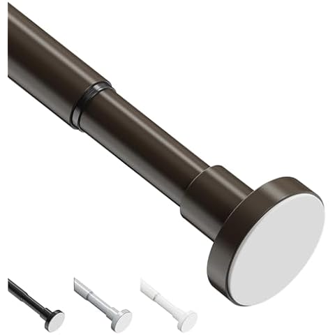 WELDUN Extendable No Drill Shower Curtain Rod Cover