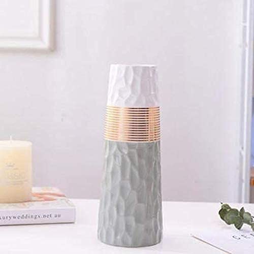 Vase céramique blanc Cratone pour sublimer votre table basse de salon - 7
