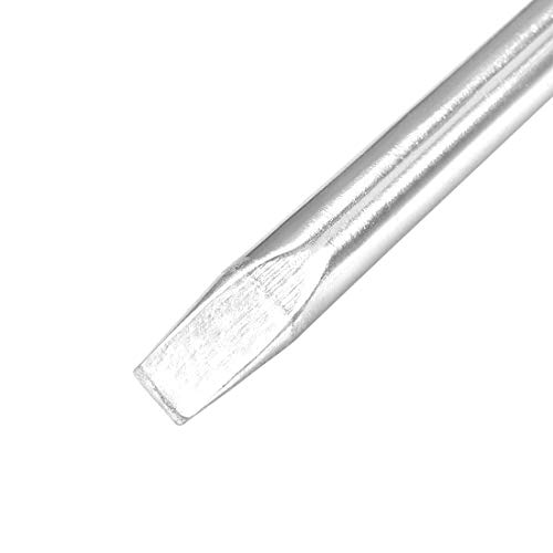 Image of uxcell 80mm Lead-free Soldering Iron Tip Replacement 6mm Width Solder Tip 100W Welding Equipment for Soldering Silver 3pcs