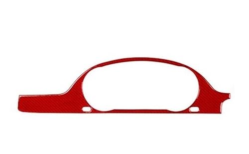 Carbon Fiber Dashboard Speedometer Panel Decorative Cover Car Interior Accessories Sticker for Passat B6 2006-2011 Decorative(Left Hand 7)