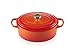 Le Creuset Casseruola Evolution in Ghisa con Coperchio, Ø 29 cm, Ovale, Adatta a Tutte le Fonti di Calore Inclusi Induzione, Volume: 4.7 l, 4.675 kg, Arancione