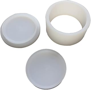 momowuwu Plastic Round Solid Shampoo Press bar Mold 2.5inch 6.35CM Diameter max Volume 95g Bath Bomb soap Mold