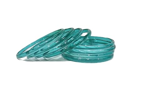 Image of Colorful Jelly Bangles Set of 8 - Transparent Candy Color Stackable Bracelets, Lightweight Fashion Accessories for Women & Girls