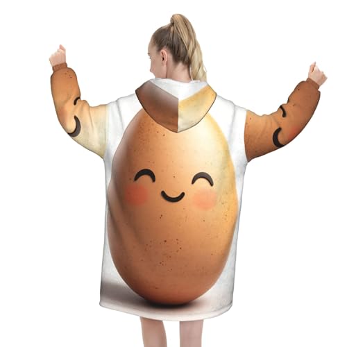 Couverture à capuche portable EdWal pour des soirées d'hiver cocooning