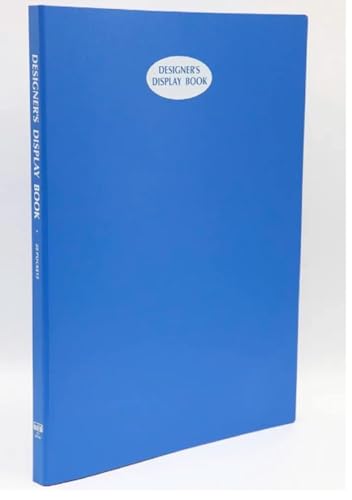 Image of Peeplvalue Pack Of 4 A3 Size 40 Leaf Display File Deluxe Quality File And Folder For Big Drawing And Property Papers, Blue