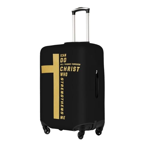 Travel Luggage Cover Christian Christ Jesus Cross Fashion Washable Baggage Suitcase Protector Fit For Luggage X-Large2