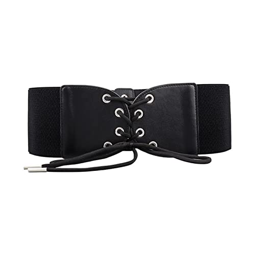 Women Wide Belt Fashion Leather Corset Belts For Women Female Body Elastic Waistband Dress Coat Cummerbunds