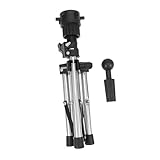 NOLITOY ウィッグマネキン用調節可能ステンレス三脚スタンド 髪型デザイン 美容師練習 展示対応 頑丈耐久滑り止めベース付き