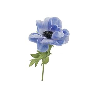 Home Living Flowers Faux Anemone Stems Poppy Silk Wedding Bouquet Anemone Bush Cream Artificial Anemone Flowers Anemone Wedding Fake Anemone Flowers