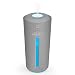 9Oine Cool Mist Humidifier,No Noise 230ML Portable USB Ultrasonic Air Humidifier Purifier 7 Color LED Lights Changing Mini Humidifier for Office Desk Bedroom Home Babies Kids Cars(Gray) (Fragrance)