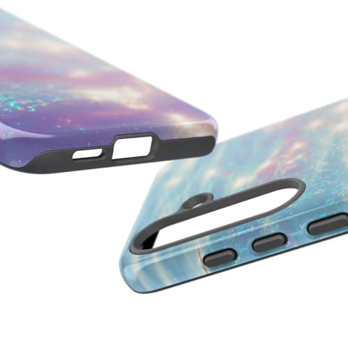 Coque Samsung S25 Plus paillettes d'eau design irisé et brillant - 3