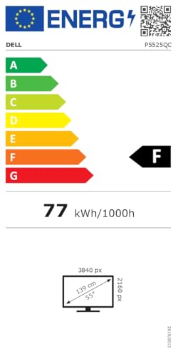 Dell P5525QC 55 54.64 visualisable écran LCD rétro éclairé par LED conférence 4K UHD 3840 x 2160 - vue 9