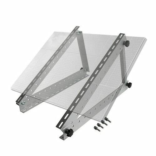 TIXBYGO verstellbarer Winkel für Solaranlage Solarpanel Montage Halterung aus Aluminium mit Edelstahlschrauben für 712 mm breite Solarmodule verwendet werden,eigbare Halterungen für Boot (28 Zoll) Cover