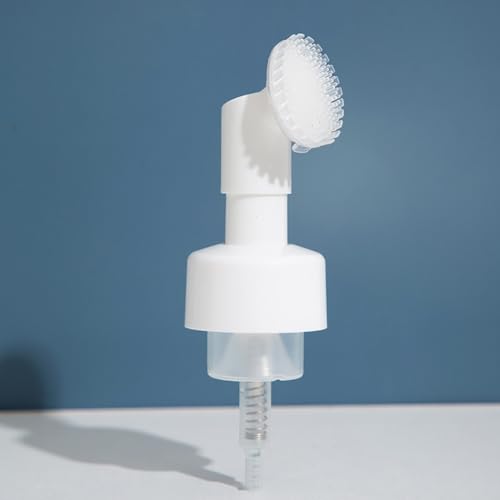 2 Pcs Empty Foaming Bottles Mousse Foam Bottles Facial Cleanser Foam Bottles Clear Foam Pump Bottles with Brush Head 100ml3