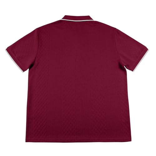 Camisa Polo para Hombre Manga Corta con Cierre Cuarto Cremallera Verano Playa Ajuste Clásico Estilo Golf miniatura 5