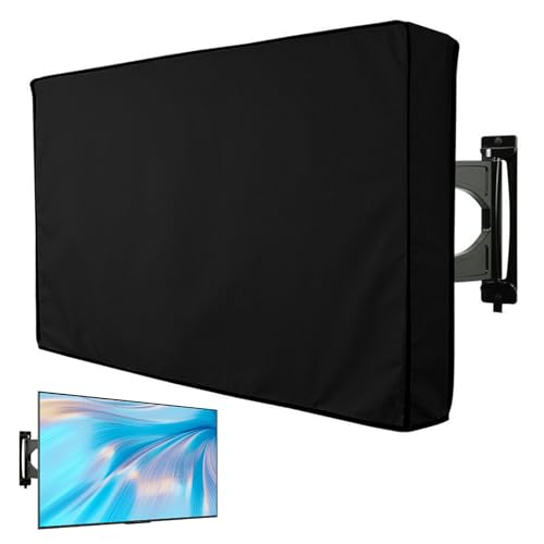 GBKDQQ Outdoor TV Abdeckung für 40-42 Zoll TV, Fernseher Hülle Bildschirmschutz Abdeckung 210D Oxford PVC Beschichtung Heavy Duty, Universal Wasserdicht Displayschutzfolie für Outdoor Fernseher