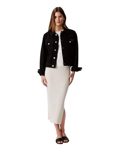 Calvin Klein Women's Cotton Rib Midi Skirt3