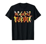 Photo Gallery thankful teacher retro groovy thanksgiving fall men women maglietta Photo Gallery thankful teacher retro groovy thanksgiving fall men women maglietta