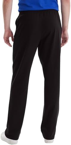 Hanes Men's Essentials Jersey Sweatpants, Cotton Lounge Pants with Pockets for Men, 32” Inseam